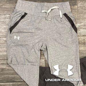 EUC! Under Armour two-tone grey joggers  Small